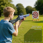 Rifle de francotirador de juguete de doble barril, pistola de juguete de espuma suave para niños de 8 a 12 años, jóvenes, adolescentes, niños, niñas, adultos, pistolas de dardos geniales para cumpleaños, Halloween, Navidad, juego de disparos al aire libre