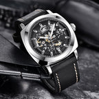 BENYAR Reloj Automático Mecánico de Esqueleto para Hombre de Vestir