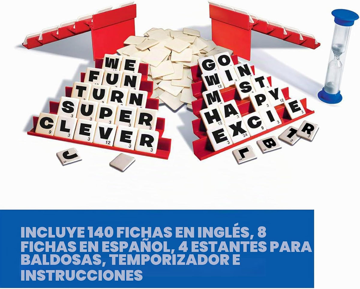Dabble® Juego de palabras | Juego de mesa familiar de ritmo rápido | Mejora la ortografía y el vocabulario para todas las edades | Deletrea las primeras cinco palabras | Juego de aprendizaje educativo y galardonado | Gran juego para todas las edades