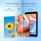 VASOUN Tablet Android 15 de 7 pulgadas 2025, 8GB (3GB+5GB Expand) R...