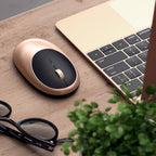 Satechi M1 - Mouse inalámbrico Bluetooth, recargable USB-C, compact...