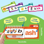 Tarjetas Flash Phonics,Libros de construcción familiar de 42