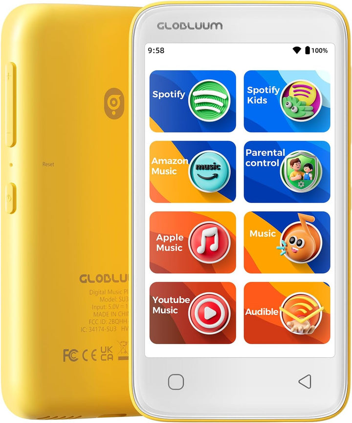 Reproductor de MP3 para niños, controles parentales, 16 GB, compati...