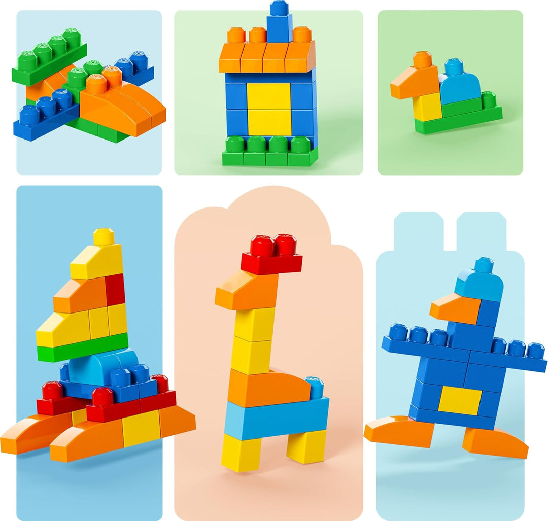 MEGA BLOKS First Builders Deluxe Building Bag - Juego de juguetes p...