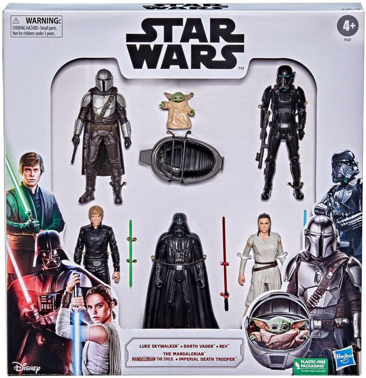Star Wars Darth - Juego de 6 figuras de acción para niños de más de...
