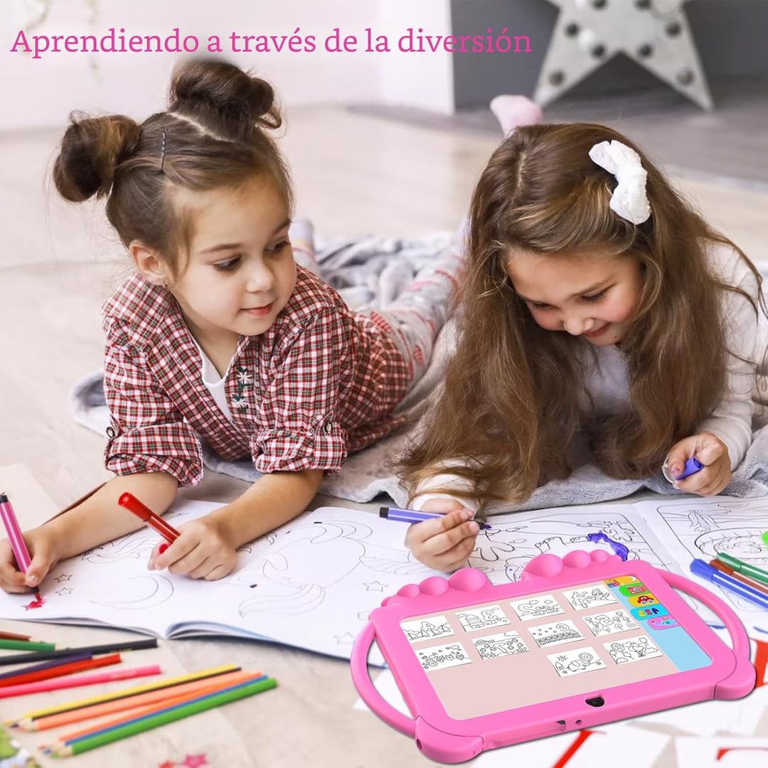 HOTTABLET Tableta para niños de 7 pulgadas, Android 12, 4 GB de RAM...