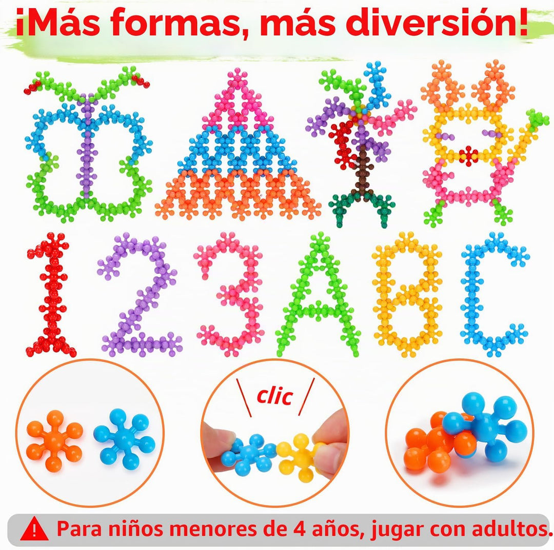 Juguetes STEM de construcción para niños de 3, 4, 5, 6+ años, regal...
