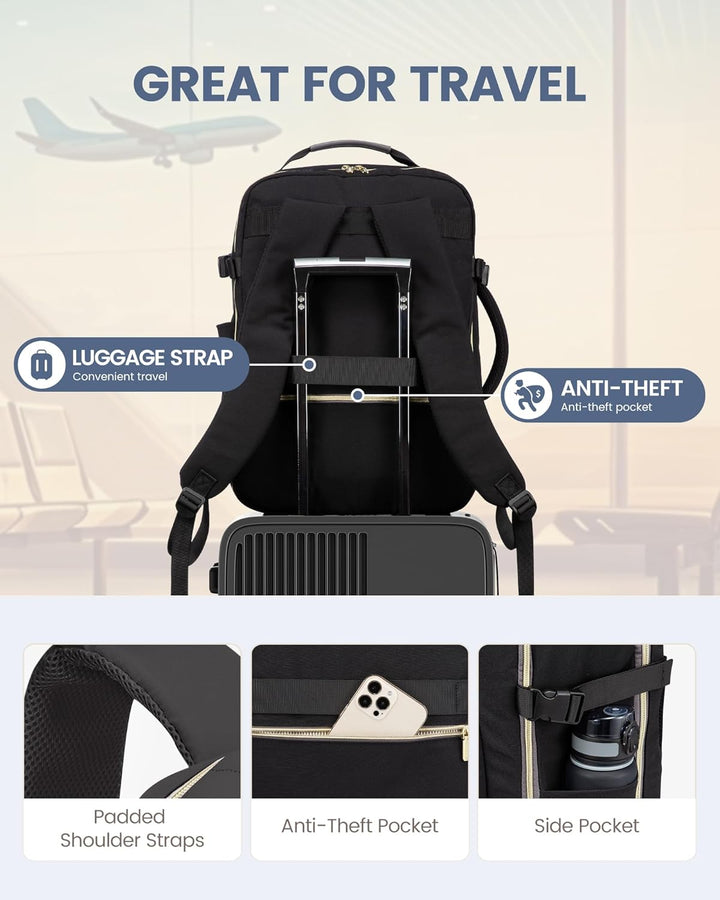 Mochila de viaje LOVEVOOK, mochila de mano, mochila de artículos pe...