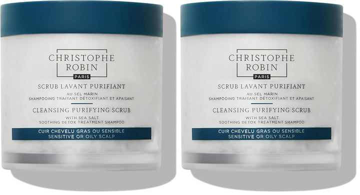 Christophe Robin Exfoliante purificador del cuero cabelludo con sal...