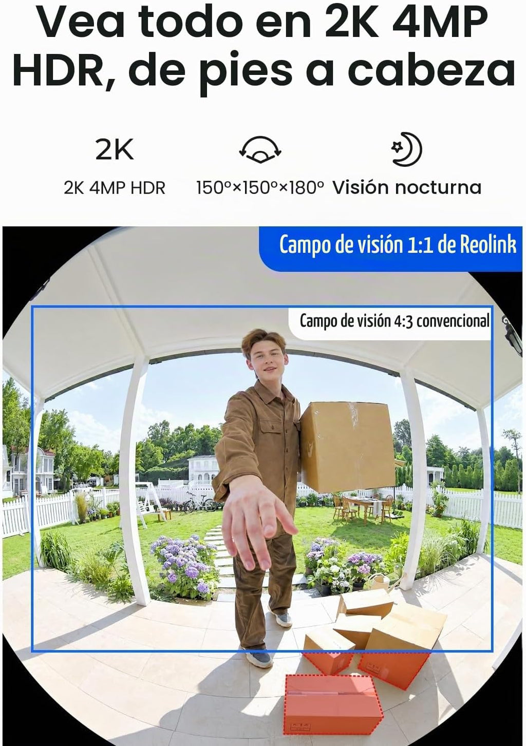 REOLINK Timbre de video con batería (2.ª generación) con kit de cámara Home