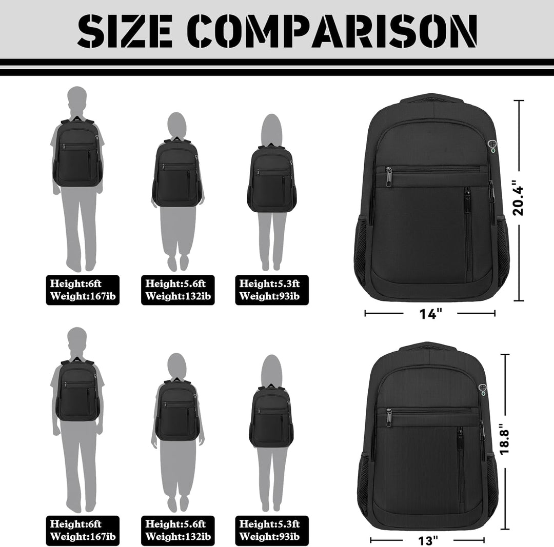 LifetimeWarranty Mochila de viaje para hombre, mochila ligera para...