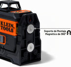 Klein Tools Nivel láser autonivelante compacto 93CPLG, 100 pies