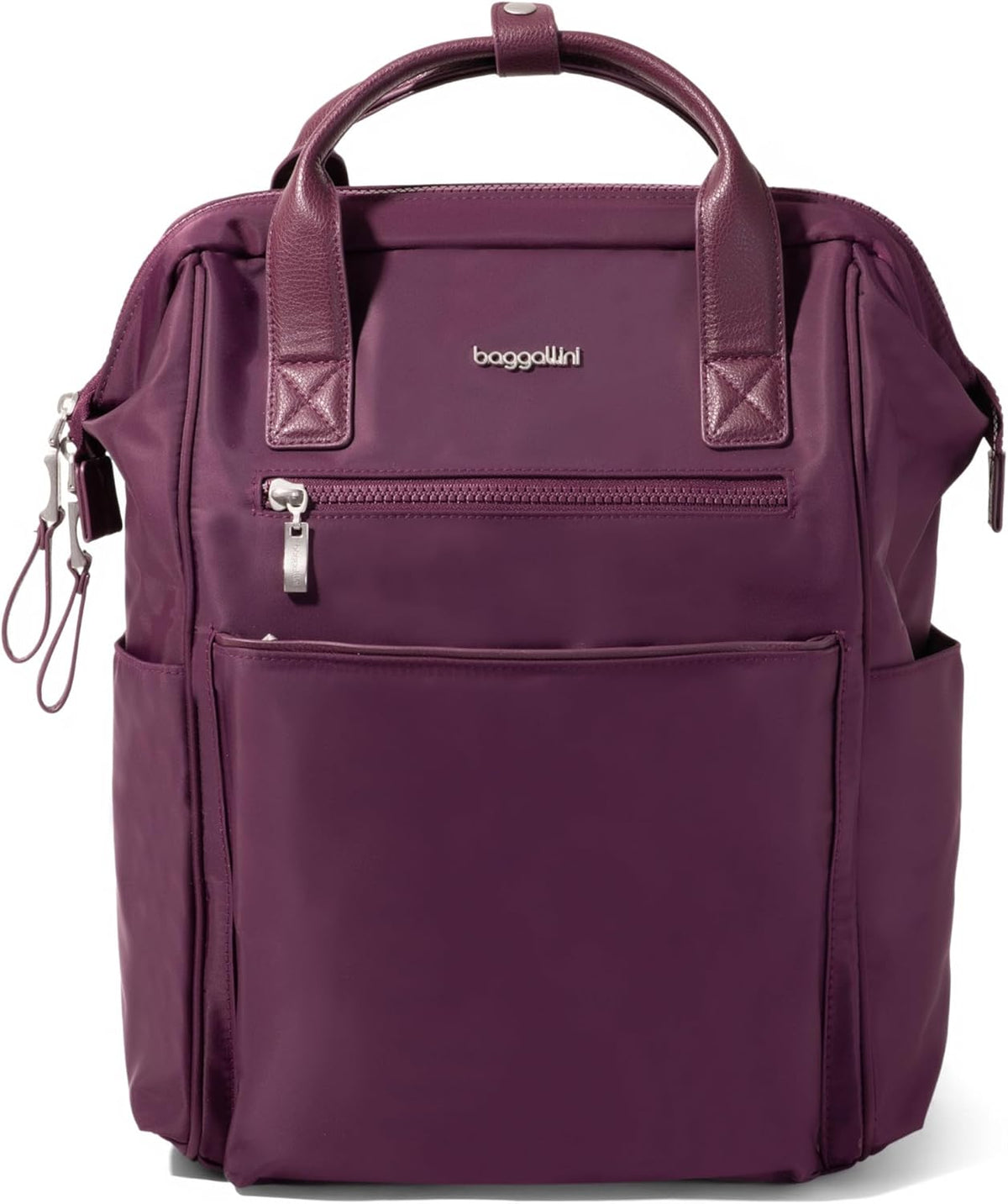 Baggallini Soho Backpack - Mochila de viaje para laptop para mujer, mulberry, Tamaño único
