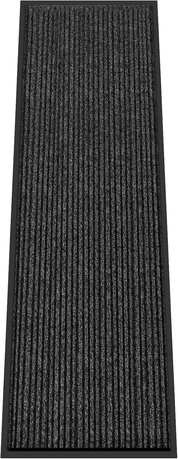Kuyal - Tapete para puerta delantera, 3 x 10 pies, para interiores y exteriores