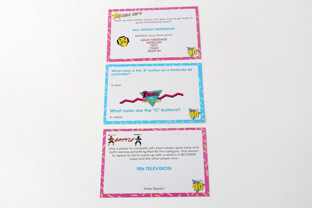 Buffalo Games Hella 90s Hip Hop Trivia Juego de cartas para adultos, 400