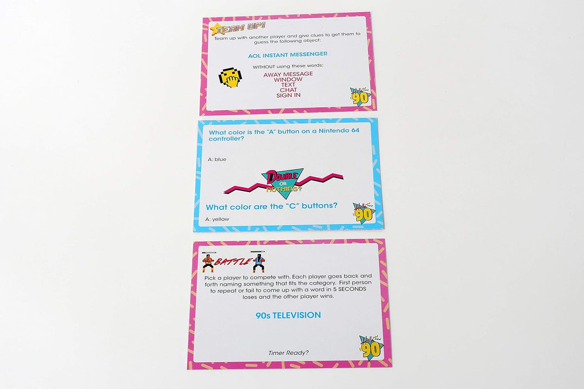 Buffalo Games Hella 90s Hip Hop Trivia Juego de cartas para adultos, 400