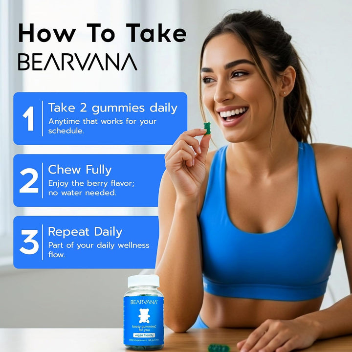 BEARVANA Gummies for You Herbal Blue - Suplemento para mujeres - De...