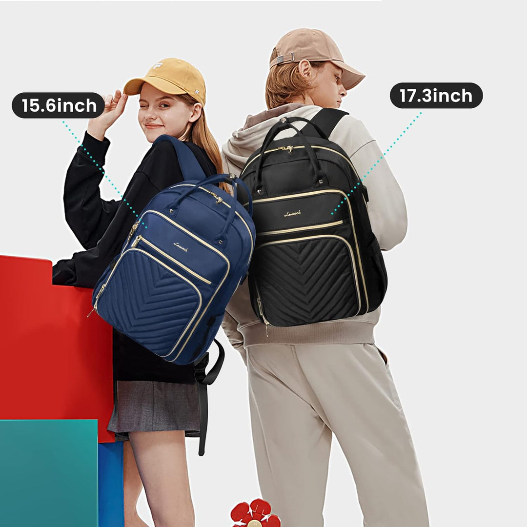 LOVEVOOK - Mochila para portátil de mujer, mochila de trabajo de mo...