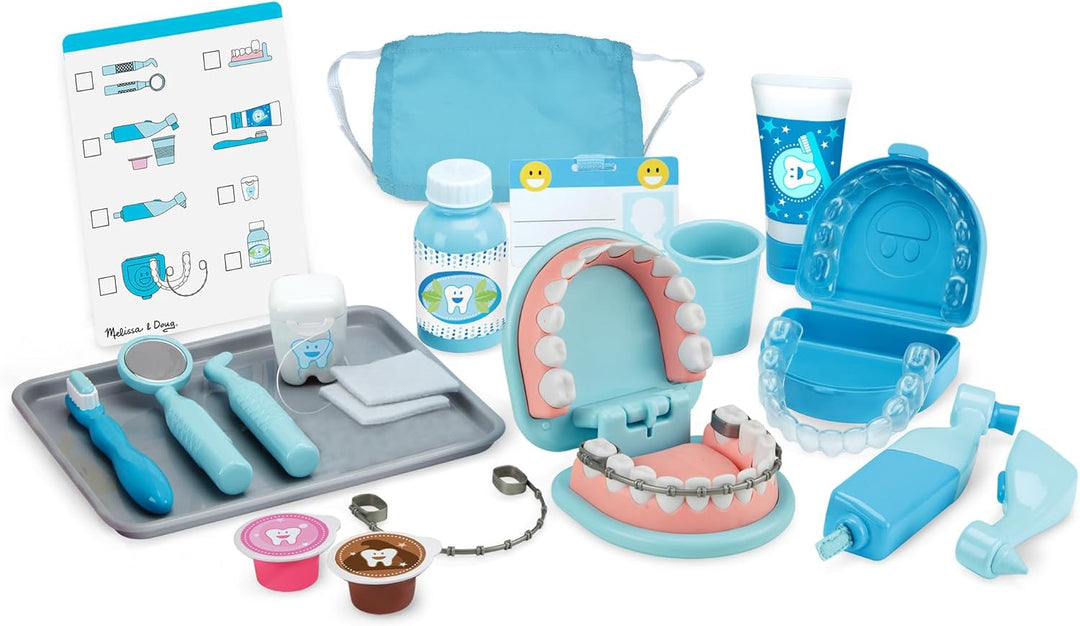 Melissa Doug - Juego de dentista Super Smile con conjunto
