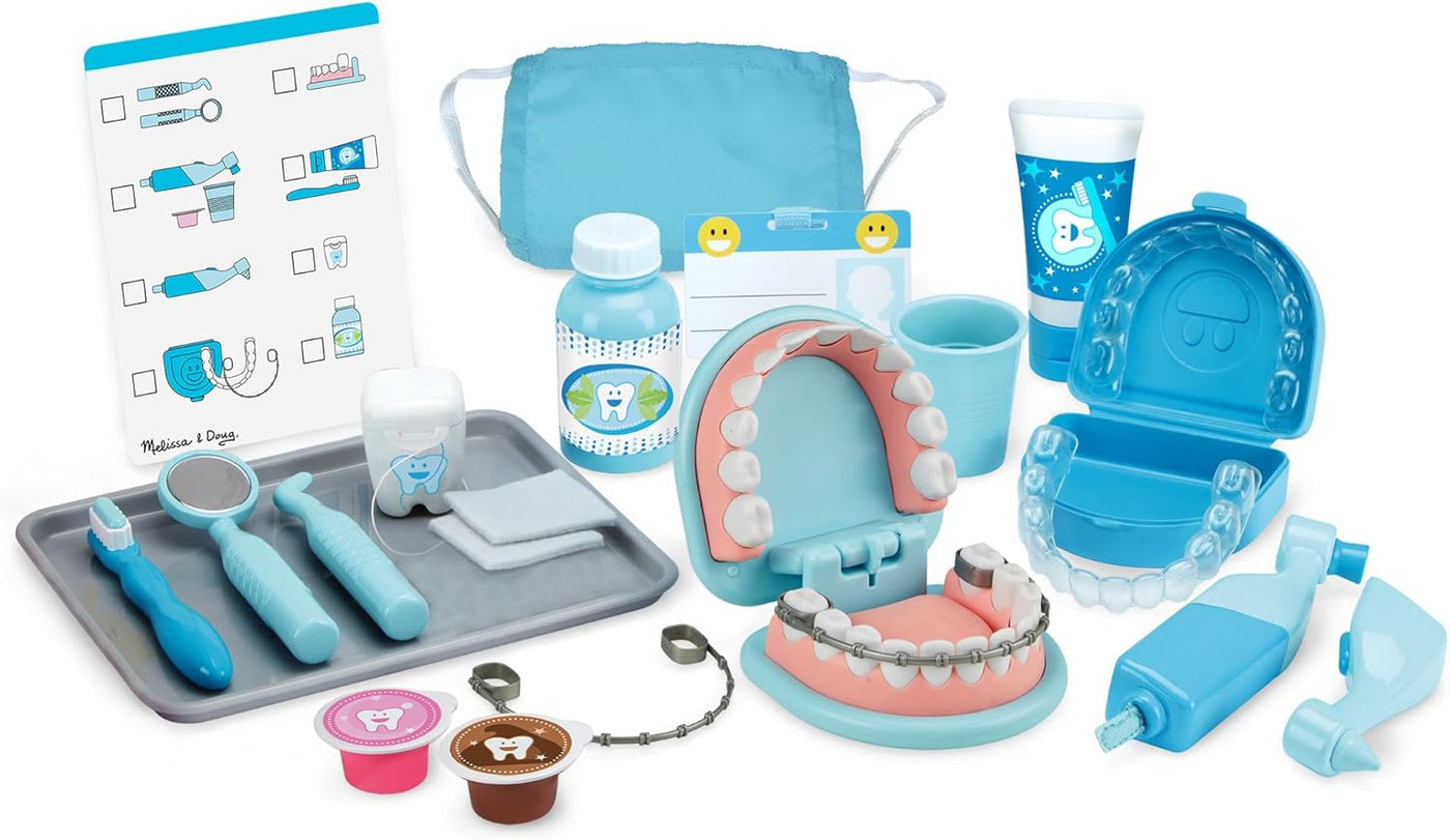 Melissa Doug - Juego de dentista Super Smile con conjunto