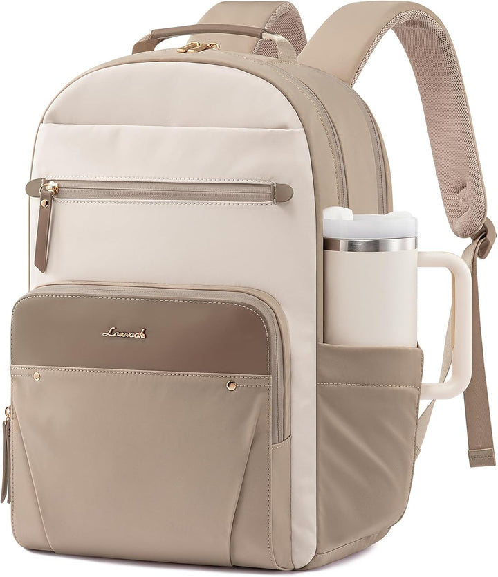LOVEVOOK Mochila para laptop para mujer, bolso mochila de trabajo d...