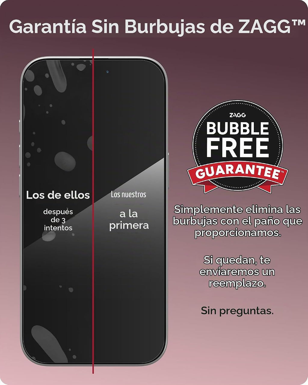 ZAGG Protector de pantalla de cristal Elite para iPhone 18 Pro / 17 Pro