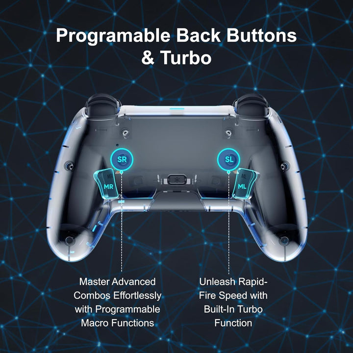 VioraTech Wireless Controller for PS5 with Hall Effect Joysticks, R...