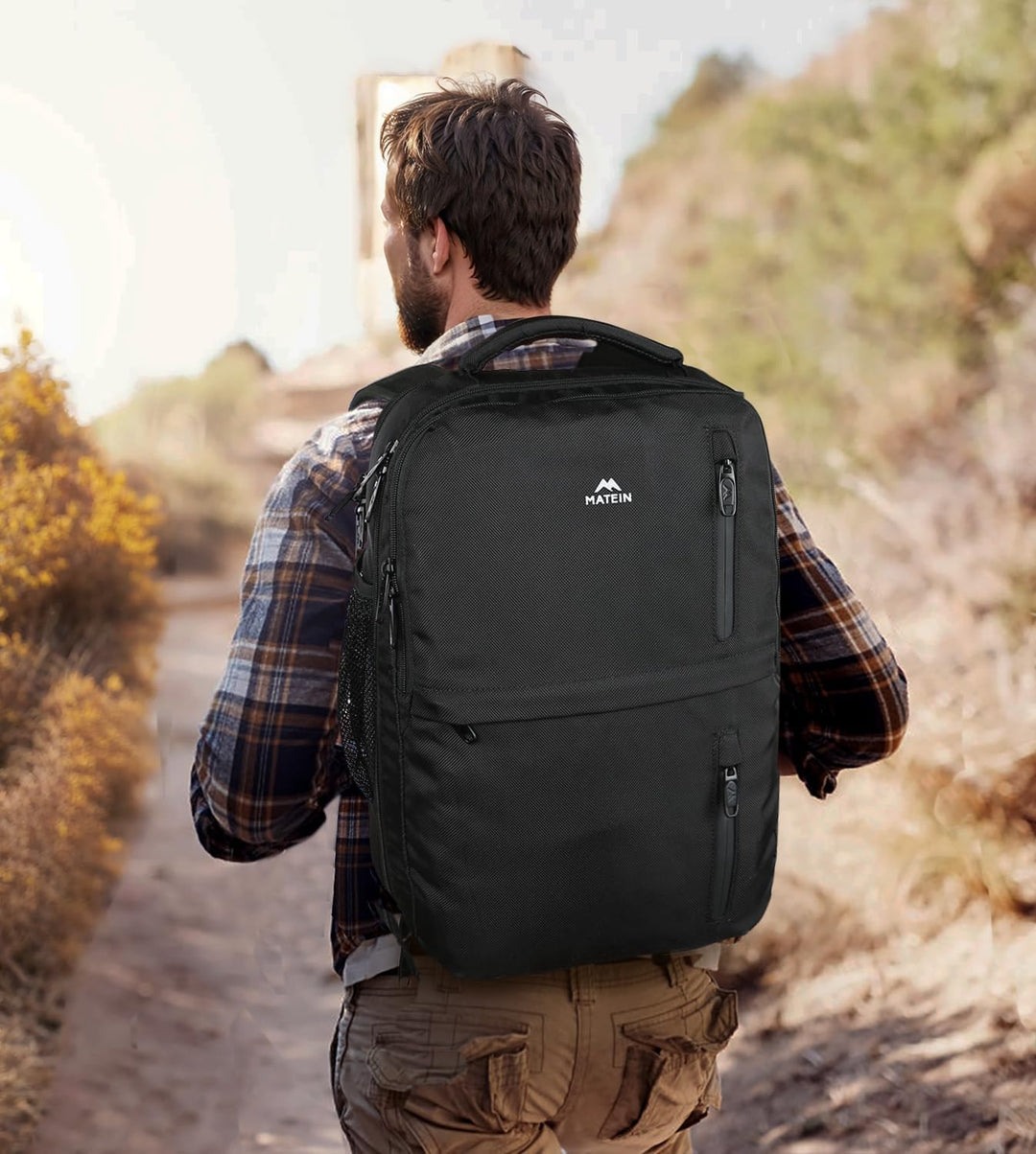 MATEIN - Mochila de viaje, equipaje de mano de transporte aprobado...