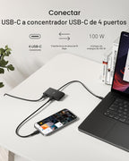 Belkin, AVC018BTBK, hub USB 3.2 de 4 puertos