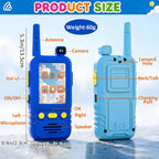 Aikmi Walkie Talkies de video para niños, juguete al aire libre para niños