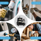 TLSols - Compresor de aire libre de aceite de 2.0 galones, 1.0 HP |...