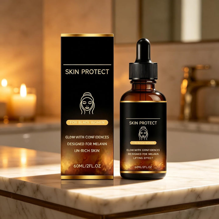 Walker Skin Protect Serum para mujeres negras, reduce arrugas y lín...