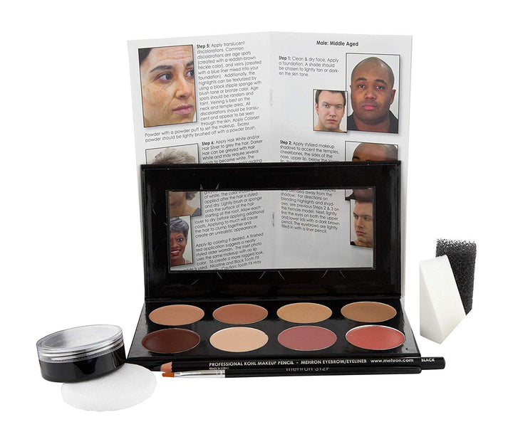Mehron Maquillaje Mini-Pro Kit educativo de maquillaje para estudia...