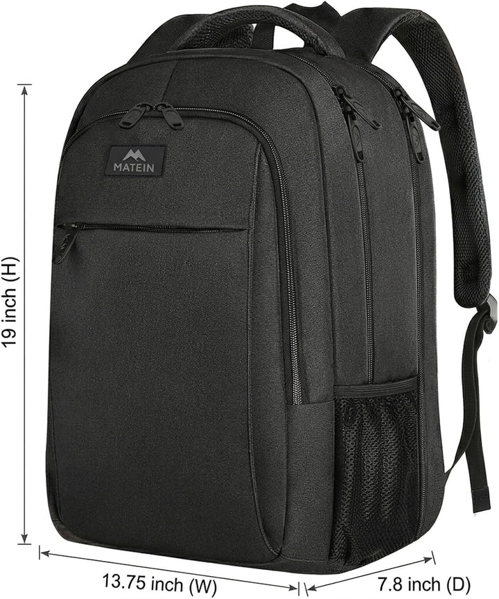 MATEIN Mochila extra grande, mochila de viaje para laptop de 17 pul...