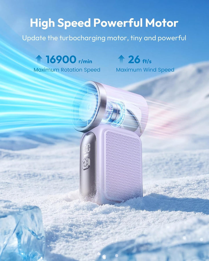 Gaiatop Mini ventilador portátil de mano, 6 velocidades 16900 RPM,...