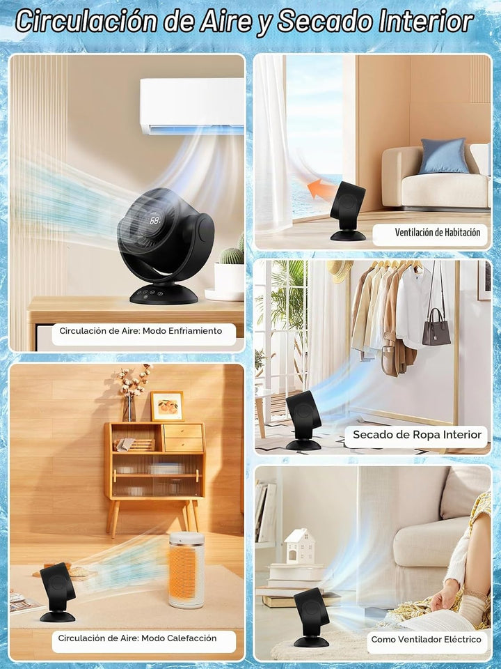 Ventilador para dormitorio, ventiladores de escritorio, ventilador...