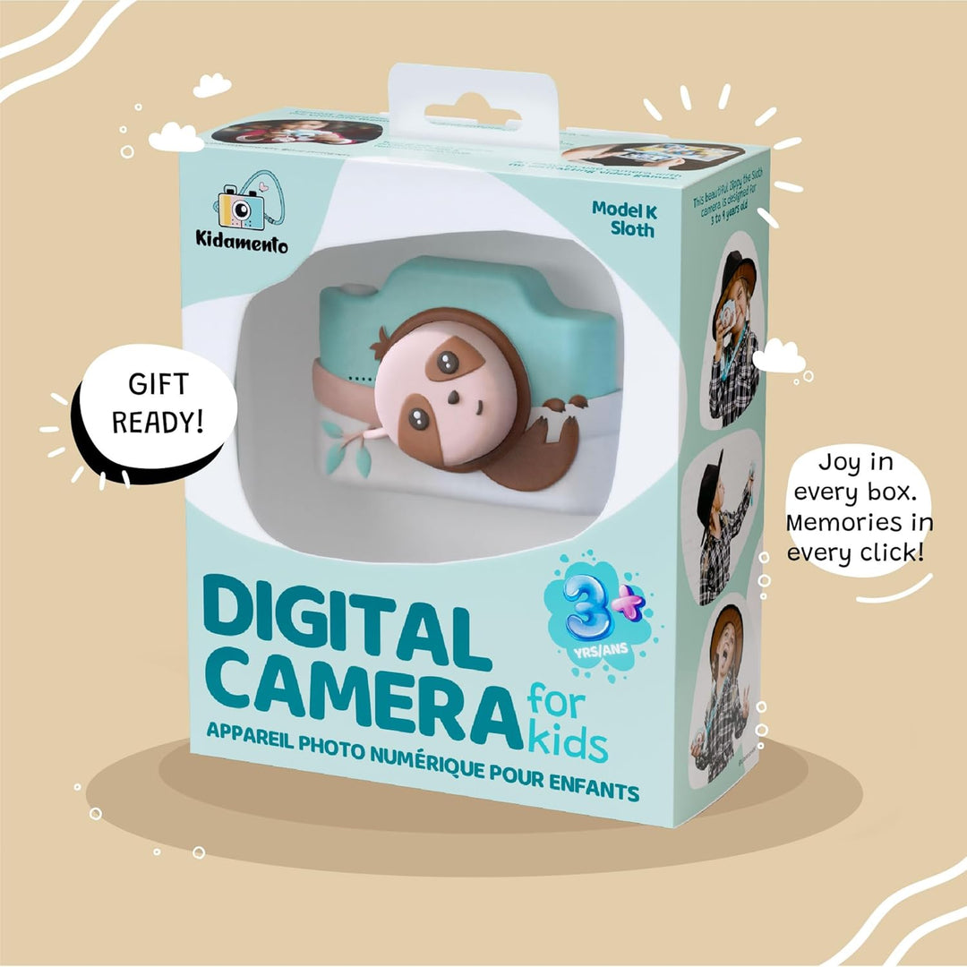 Kidamento - Cámara digital y videocámara para niños con pantalla tá...