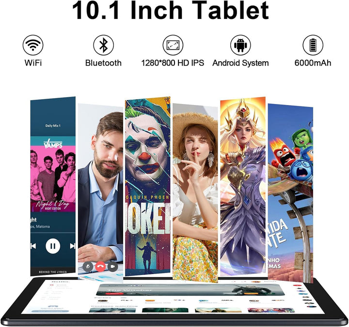 Tablet Android 3G de 10 Pulgadas, Ranura para Tarjeta SIM, 64GB\/51...