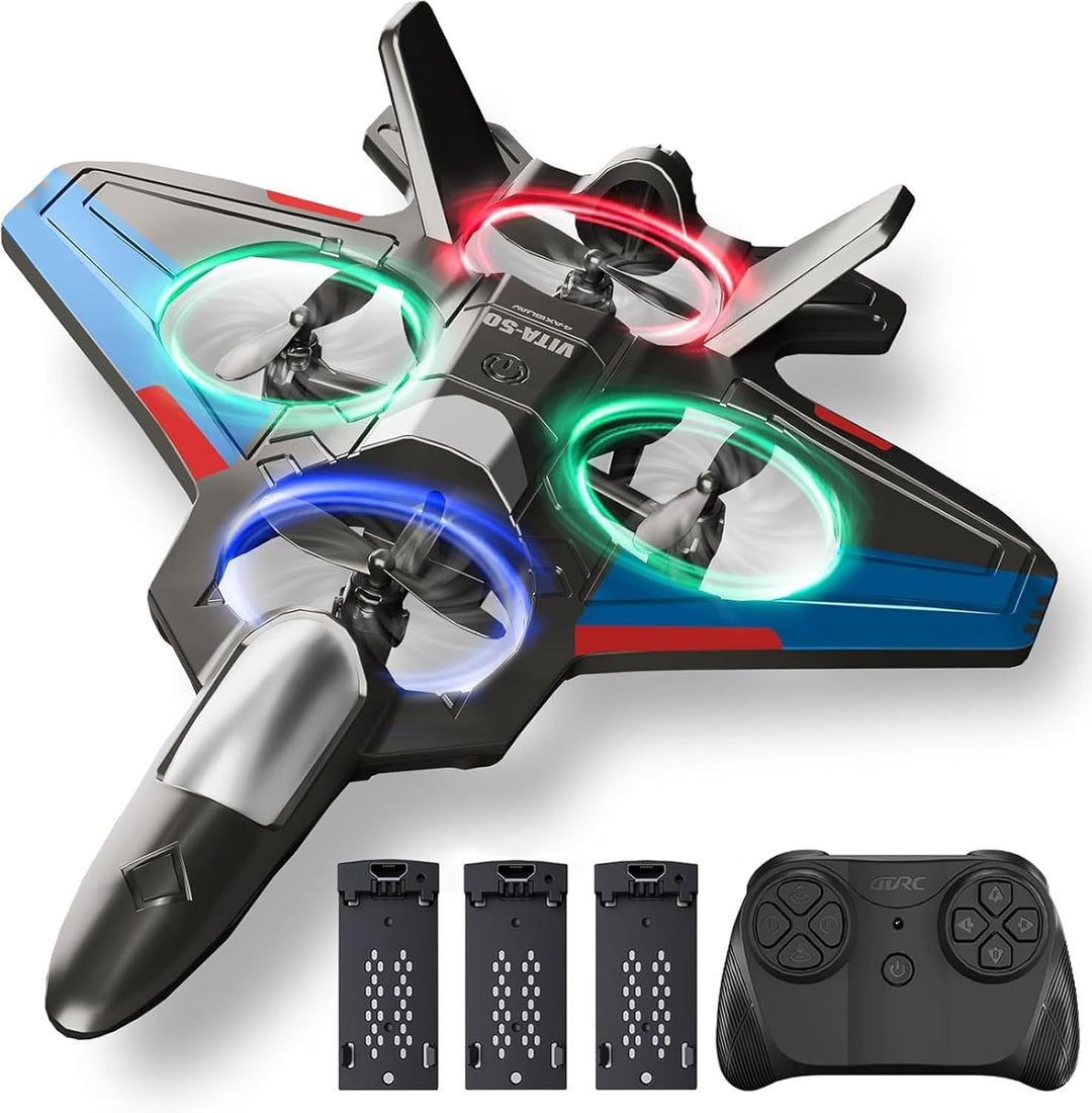 Tubokoro Aviones RC con 3 baterías para niños y adultos, control re...
