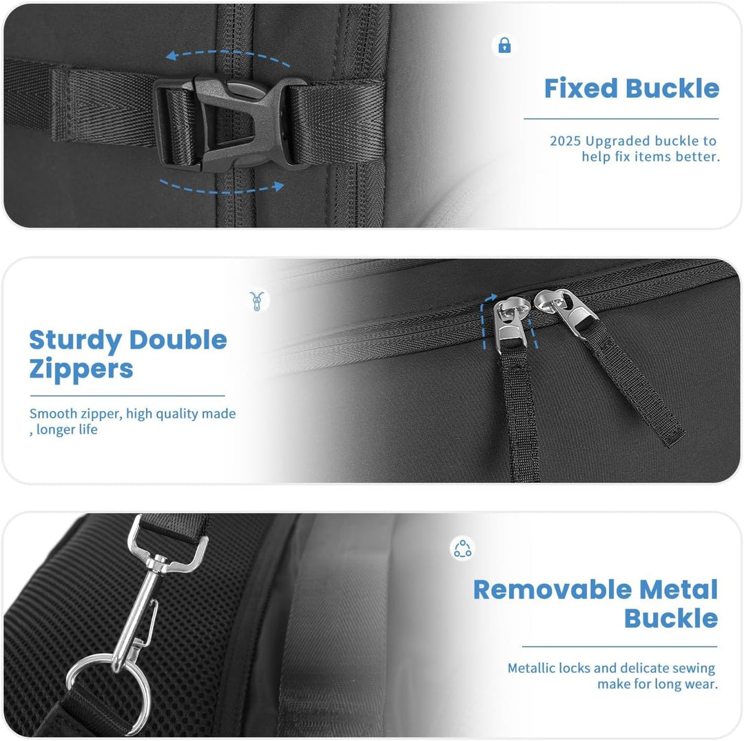 Sinaliy Mochila de viaje para hombres y mujeres, bolsa de viaje par...