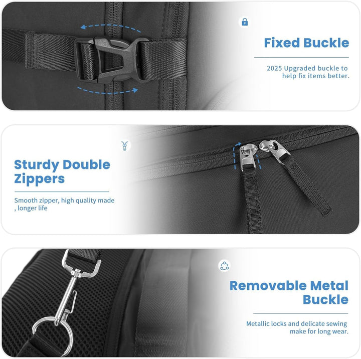 Sinaliy Mochila de viaje para hombres y mujeres, bolsa de viaje par...
