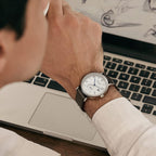 FEICE Relojes para hombre Bauhaus Design Reloj automático impermeable cristal de zafiro analógico relojes mecánicos para hombres mujeres unisex -FM201, Negro_d, Mecánico, reloj automático