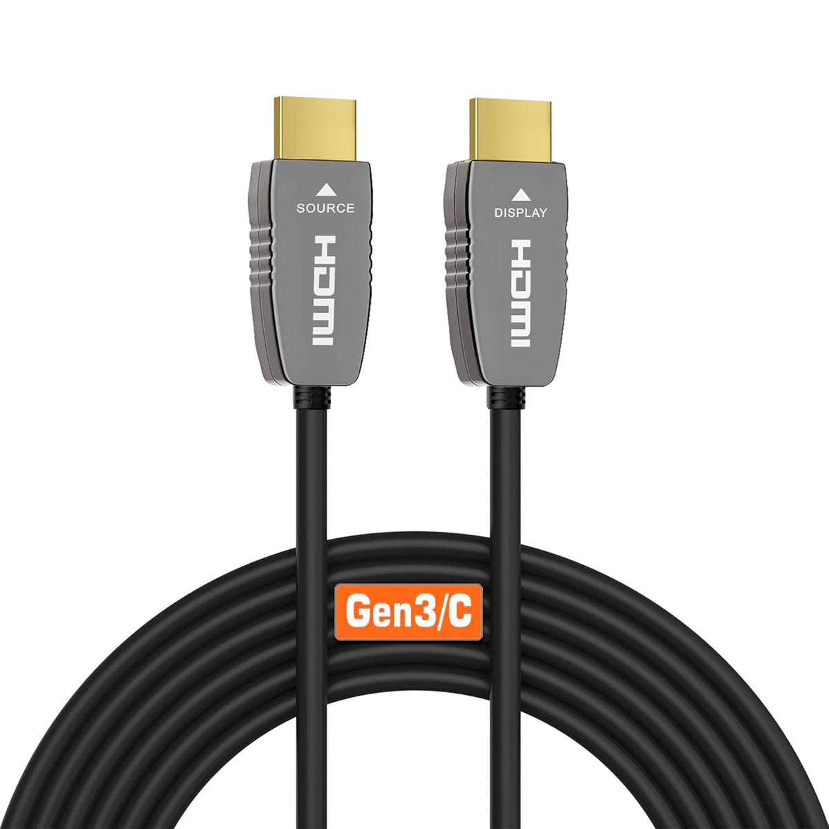 Cable óptico HDMI 8K 2.1 de fibra, Clasificación CL2, 48Gbps, 8K60, 4K120, 50FT