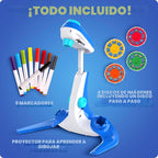 Blue Marble Learn a Draw Projector para Kids con Tracing Images