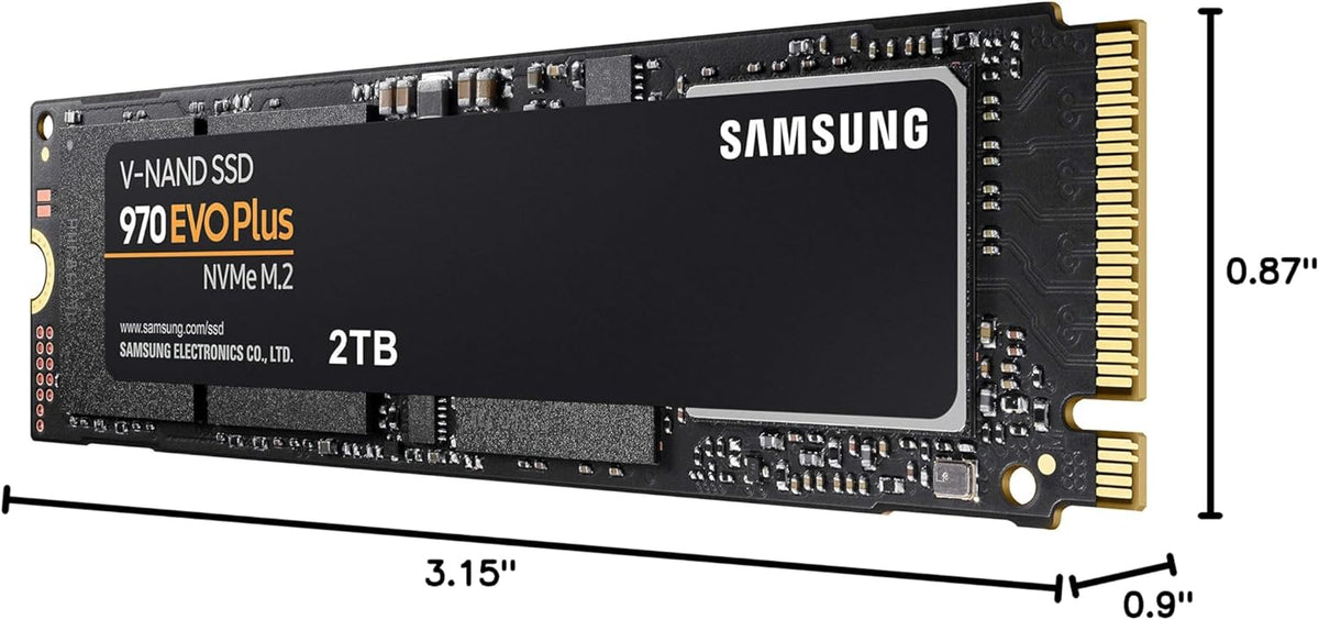 SAMSUNG 970 EVO Plus SSD 2TB NVMe M.2 Unidad interna de estado sóli...
