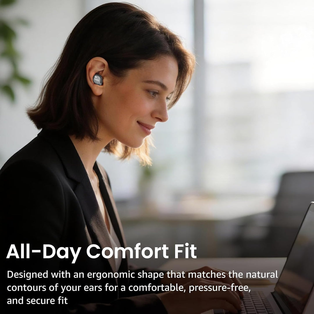 TOZO NC9 Auriculares inalámbricos híbridos con cancelación activa d...