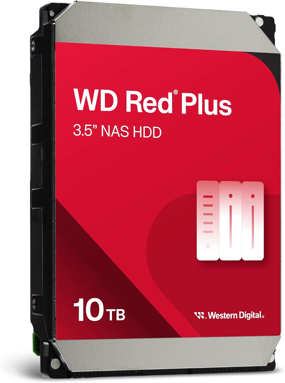 Western Digital Disco duro interno WD Red Plus NAS de 10 TB - 7200...