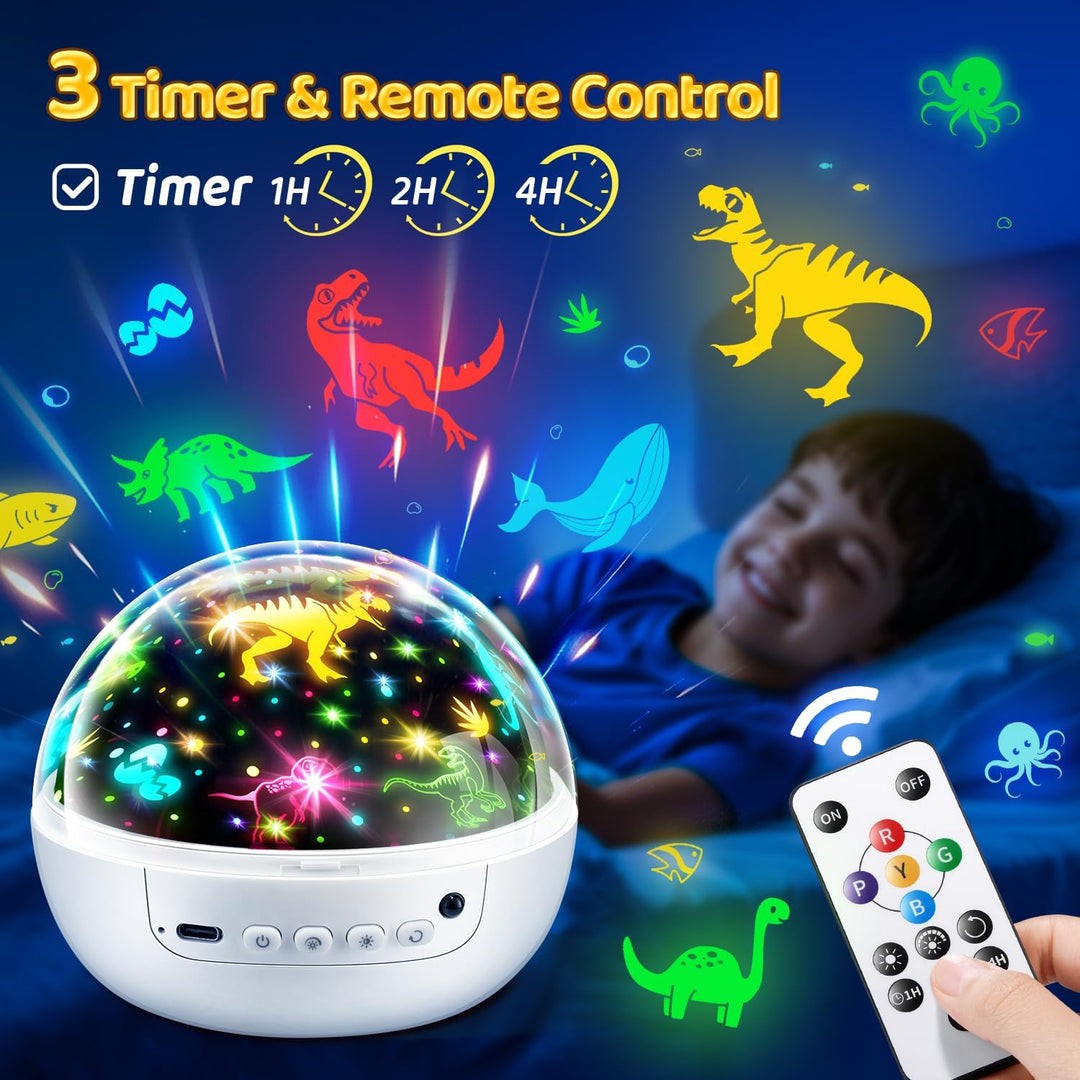 Staryou Juguetes de Dinosaurio para Niños de 2 a 7, 【Control Remoto...