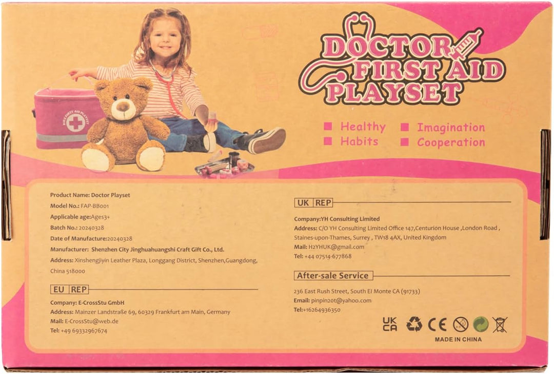 Kit médico para niños y niñas 34 piezas para niños