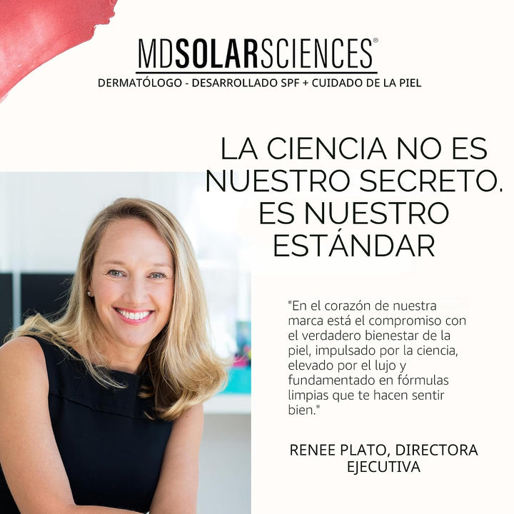 MDSolarSciences Bálsamo labial tintado ligero SPF 30 protector sola...